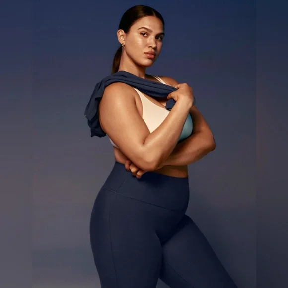 Spanx Smooth OnForm Leggings Timeless Navy Size Large Buttery Soft - Picture 6 of 16